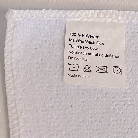 Kitchen Towel Bar Cloth Holiday Seasonal Sledding Polar Bears 15.25" x 20.5" - Picture 3 of 5